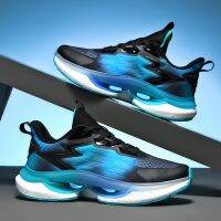 【hot】 All-match Mens Shoes for Men Cushion Jogging Outdoor Sneakers Mesh Walking Male Footwear