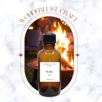 หัวน้ำหอมFragrance Oil กลิ่น Bonfire 30ml เกรดCosmetic สำหรับเทียน ก้านไม้หอม สบู่ เครื่องสำอางค์ Wonderlust Craft