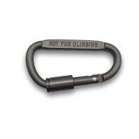 【LZ】□□◎  Liga de alumínio D-ring Bloqueio Carabiner Clip Set Screw Lock Pendurado Gancho Fivela Karabiner Outdoor Camping Escalada Equipamento