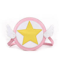 Women Anime Card Captor Sakura Lolita Shoulder Bag Cross Body Star With Wing