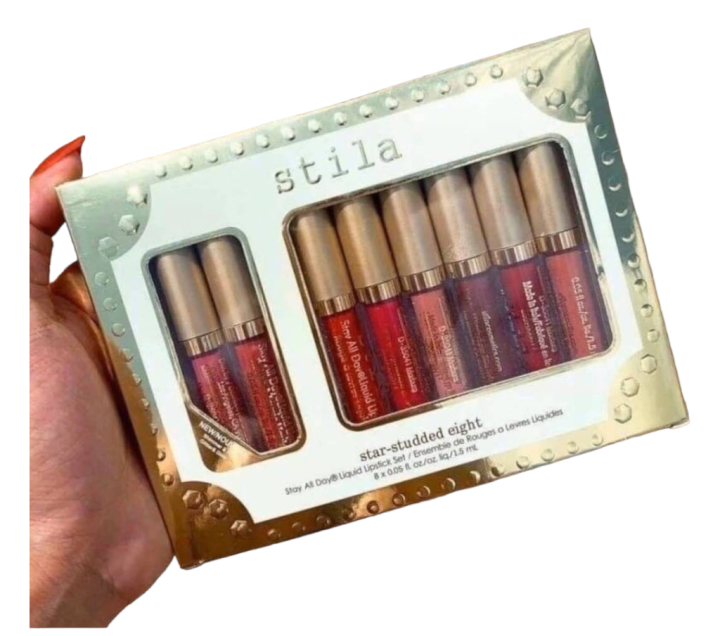 stila-เซตลิปสติกไซส์มินิ-8-เฉดสีสุดคุ้ม-star-studded-8-stay-all-day-liquid-lipstick-set-รุ่น-limited-edition