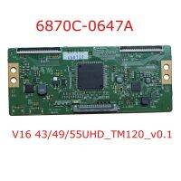 6870C-0647A V16 434955UHD_TM120_V0 1ทีวีแอลจี T Con Board 6870C0647a V16434955uhdtm120v01 6870C ลอจิกบอร์ด0647A การ์ดทีวีการทดสอบที่ดี