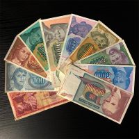 Yugoslavia Set 10 PCS  Used Condition (F) Old Notes ( Check Description)  Rare Real Origianl Note for Collection Gift LED Bulbs