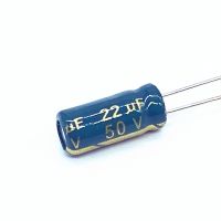 20pcs/lot 50V 22UF aluminum electrolytic capacitor size 5x11 22UF 20