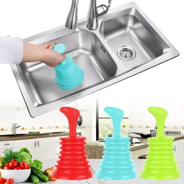 Small Toilet Plunger Kitchen Sink Drain Unblock Suction Cup Toilet