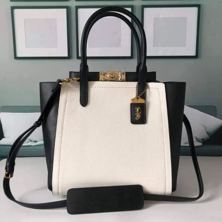 Coach 78484 Troupe Tote White | Lazada PH