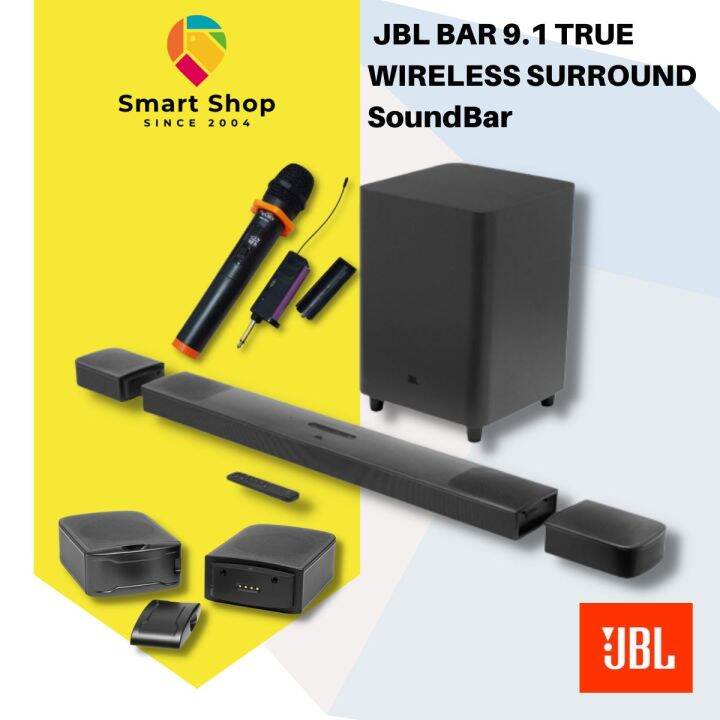 JBL BAR 9.1 TRUE WIRELESS SURROUND 9.1 Channel Soundbar System with