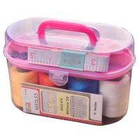 Large Sewing Box Set Household Portable 10 Piece Set Mini Tool Sewing Thread Multi-function Sewing Kit