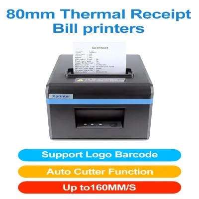 เครื่องพิมพ์เครื่องพิมพ์ใบเสร็จรับเงินเครื่องตัดอัตโนมัติรับความร้อน80มม. มาใหม่พร้อม Usb อีเธอร์เน็ตบลูทูธสำหรับโรงแรมห้องครัวร้านอาหาร