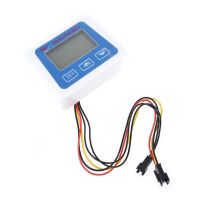 Digital Lcd Display Water Flow Sensor Meter Flowmeter Rotameter Temperature Electrical Trade Tools Testers