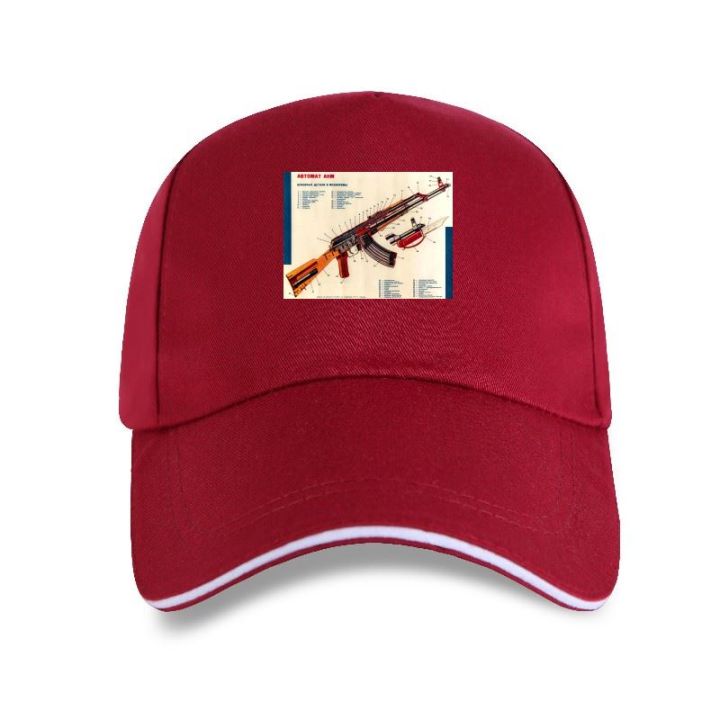 2023-new-fashion-ak47-break-down-g3-ak-47-soviet-communist-propaganda-ak47-baseball-cap-novelty-contact-the-seller-for-personalized-customization-of-the-logo