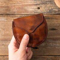 2023 New★ Retro first layer cowhide coin purse female drivers license genuine leather small card bag male personality handmade wallet old key case