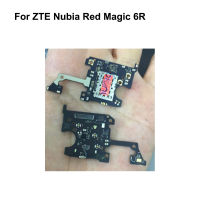 ทดสอบดี MIC ไมโครโฟนบอร์ดซิมการ์ดถาดใส่การ์ดสำหรับ ZTE Nubia Red Magic 6R โทรศัพท์ Flex Cable RedMagic 6R nx666j-harjea4397887