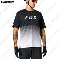 FOX fox head T-shirt cycling suit downhill suit cycling suit short-sleeved mens summer outdoor quick-drying shirt custom