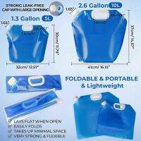 5L 10L Collapsible Water Tank Container Outdoor Portable Water Bags Foldable Soft Flask Sport Water Bottle Camping Picnic BBQ Waterbag Storage Carrier