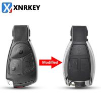 [Car Parts]XNRKEY 2/3/4ปุ่ม Remote Key กรณีเชลล์สำหรับ Mercedes Benz A B C E Class W203 W204 W205 W210 W211 W212 W221ดัดแปลงการ์ด