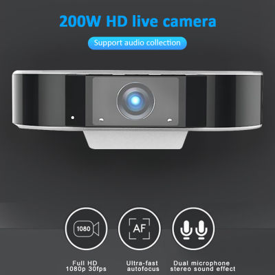 【✴COD✴】 jhwvulk C12เว็บแคม2mp 1080P ไดรเวอร์เอชดียูเอสบีเต็มรูปแบบกล้องฟรีพร้อมไมโครโฟนสำหรับวินโดวส์และแอนดรอยด์ Linux เว็บแคมกล้องถ่ายทอดสด