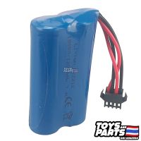 แบตเตอรี่ รถบังคับ Battery 18650  Li-ion 7.4V 1200 mAh. Plug Type SM-4Pin   (18x36x65 mm.)  ส่งจากกรุงเทพ