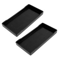 【YF】✼✙۞  2X Plastic Rectangular Design Food Tray Salver