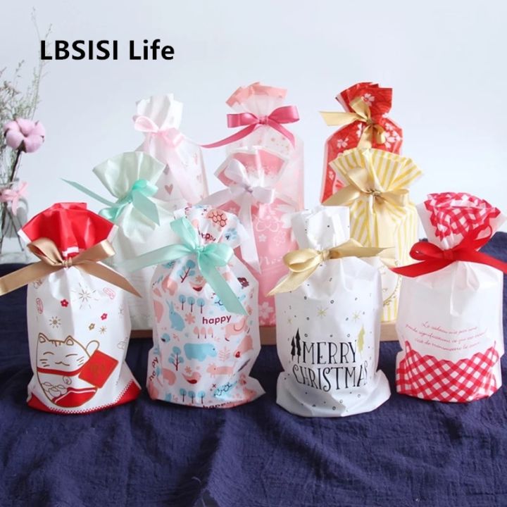 lbsisi-life-50ชิ้น-nougat-ขนมขบเคี้ยวคุกกี้ลูกอมพลาสติกถุงรูดการรักษาด้วย-rion-วันเกิดคริสต์มาสของที่ระลึกงานแต่งงาน