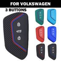 gsouso 2BT For VW Volkswagen Golf 8 for Seat Leon 2021 Cupra Formentor for Skoda A8 Octavia Mk8 Silicone Key Case Funda Llave Cover Fob