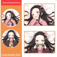 การ์ตูนอะนิเมะปีศาจนักฆ่า Kamado Nezuko กอดครอบหมอน Otaku ที่นอน Dakimakura ปลอกหมอนของขวัญ