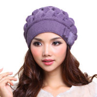 FS Fashion Rabbit Wool Women Caps Thermal Warm Skullies Double Layer Knitted Winter Hat Ear Protect Beanies Gorra Hats Invierno