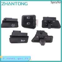 ZHANTONG สวิตช์ไฟแตร5ชิ้น,สวิตช์หลักสวิตช์เปิดปุ่มสัญญาณ5ชิ้น