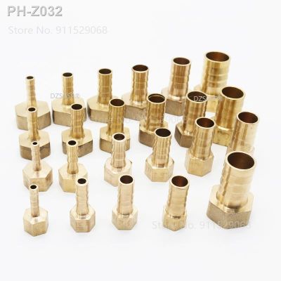 Brass Hose Fitting 4mm 6mm 8mm 10mm 19mm Barb Tail 1/8 1/4 1/2 3/8 BSP Female Thread Copper Connector Joint Coupler Adapter