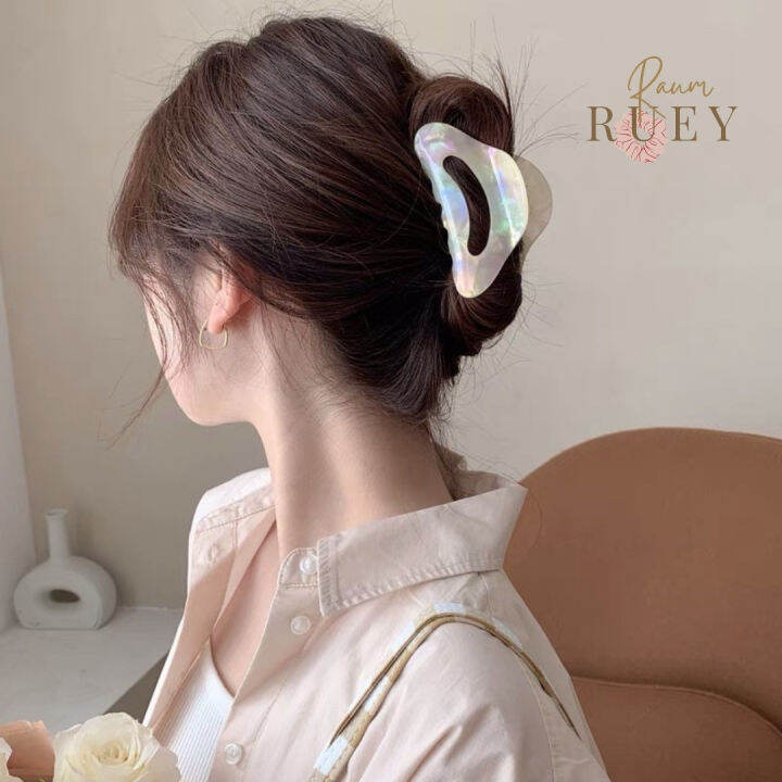 big-french-marble-hair-clips-กิ๊บหนีบผมลายหินอ่อน-กิ๊บหนีบผมสไตล์เกาหลี-กิ๊บติดผม-กิ๊บลายหินอ่อน