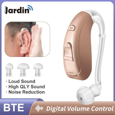 ZZOOI 703 Hearing Aid BTE Sound Amplifier Sound Adjustable Volume  Low-Noise Wide-Frequency Elderly In-Ear Deaf Hearing Aids