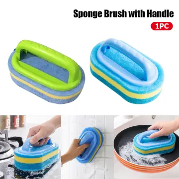 1pc Magic Cleaning Brush For Bathtub, Tiles, Kitchen Sink, Sponge Scrubber  For Household Cleaning