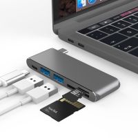 USB Type C Hub USB C to USB 3.0 PD TF/SD Card Adapter USB3.0 OTG Aluminum Shell TF SD Slot For MacBook Pro Computer Assesories