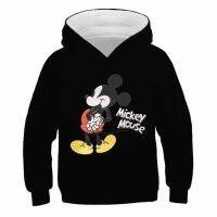 Boys Mickey Mouse Sweaters Autumn Clothes Children Spring Cartoon Hoodies Tops Girls Costume Outwear 1-14Years Cups