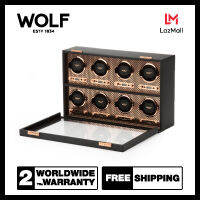 กล่องหมุน กล่องนาฬิกา WOLF1834 รุ่น AXIS 8 PIECE WATCH WINDER (Copper)