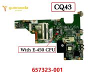 ของแท้สำหรับ HP CQ43 CQ57เมนบอร์ดแล็ปท็อป CQ435 CPU E-450 657323-001 DDR3 Gratis Ongkir ที่100% ทดสอบ