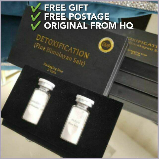 Ready stock Himalayan salt detox drip Lazada