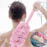 【cw】 Fashion New Handle Hanging Soft Mesh Back Shower Scrubber Sponge Hot Sale