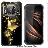 New Design Oukitel WP21 Phone Casing Case Black Silicone Soft TPU Phone Protective Cover With Tempered Glass Film