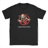 Camiseta De Doom De Demonbusters Para Hombre, Camisetas De Algodén สไตล์เรโทรสําหรับตัดผมตัดผมตัดผม  GP11