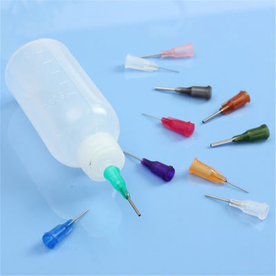 30Ml50Ml โปร่งใส Polyethylene เข็ม Dispenser Dispensing ขวดสำหรับ Rosin Solder Flux Paste 11เข็มเครื่องมือ