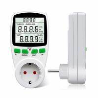 Digital Wattmeter LCD Energy Meter เครื่องวัดพลังงานไฟฟ้า Socket Electric Tester FR US UK AU BR Measuring Outlet Power Analyzer