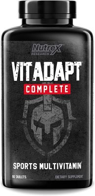 Nutrex Research Vitadapt (90 Tablets) Clinically Dosed Sport Multivitamin Chelated Minerals KSM-66 Ashwagandha Schisandra Extract Rhodiola Rosea Root Extract MUSCLE FUNCTION &amp; STRENGTH recovery วิตามินรวม