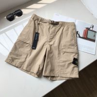 【 Stock 】【 Free shipping 】2023 New Stone Island ˉ Summer mens and womens outdoor waterproof straight tube couple casual cargo shorts trend