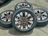 ล้อป้ายแดง HYUNDAI STARIA Premium ขอบ18”ป้ายแดงพร้อมยางเดิมติดรถปี23 235/55/18”สภาพถอดศูนย์  ใส่ 6/139ได้ทุกรุ่น(1ชุด4วง ส่งฟรี)