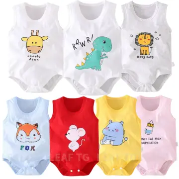 Compre Newborn Unisex Baby Romper Clothes Cartoon Milk Biscuit