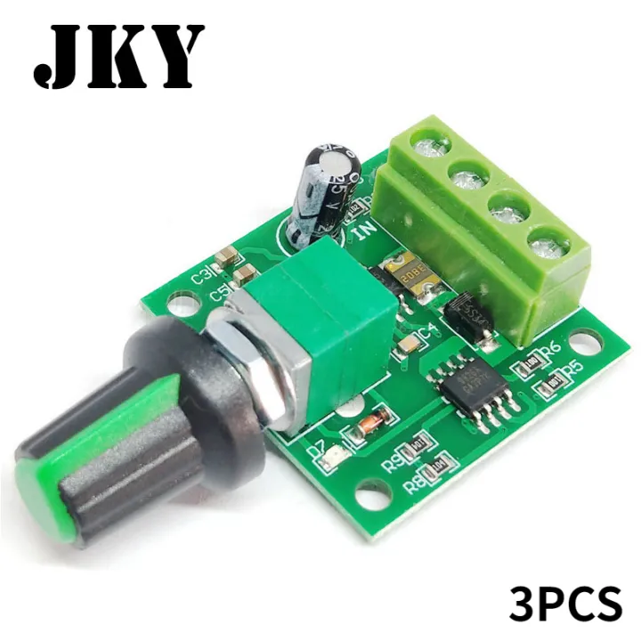 3PCS DC 1.8V 3V 5V 6V 12V 2A PWM Motor Speed Regulation Low Voltage PWM ...