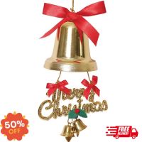 BF Christmas decoration ของตกแต่ง ของประดับ ออร์นาเม้นท์ เทศกาลคริสต์มาส   เทศกาลปีใหม่ (5825-03) ระฆังมีเสียงประดับเมอร์รี่ ส่งฟรี