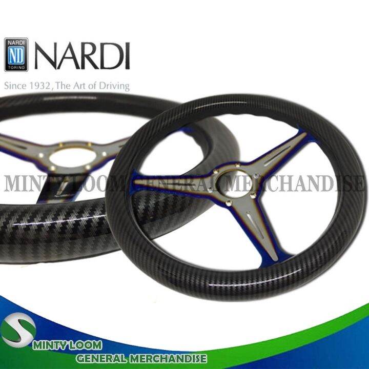 NARDI Carbon Fiber Steering Wheel Universal Neo Chrome Spoke Lazada PH