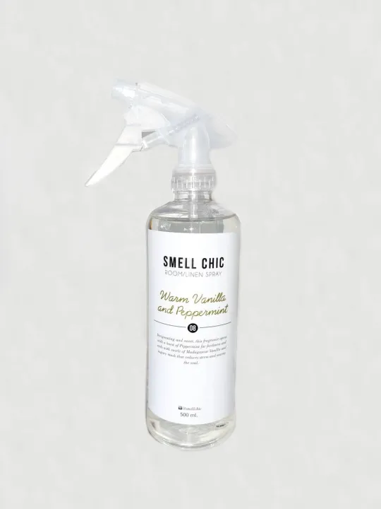 Smell Chic Warm Vanilla and Peppermint Linen Spray 500ML Lazada PH
